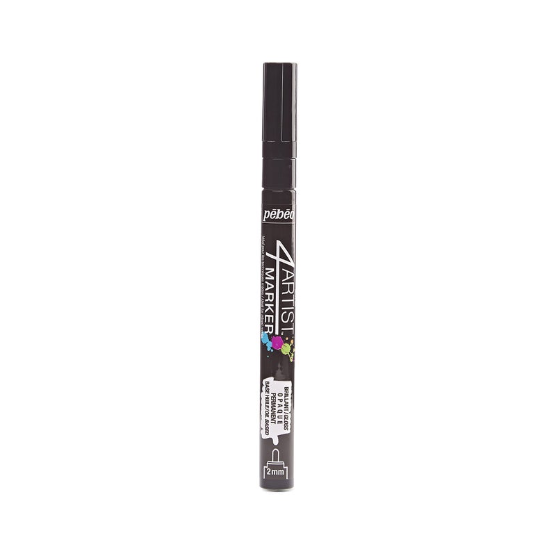 Pebeo 4Artist Marker Oil Paint Marker 2 mm Black - Image 2