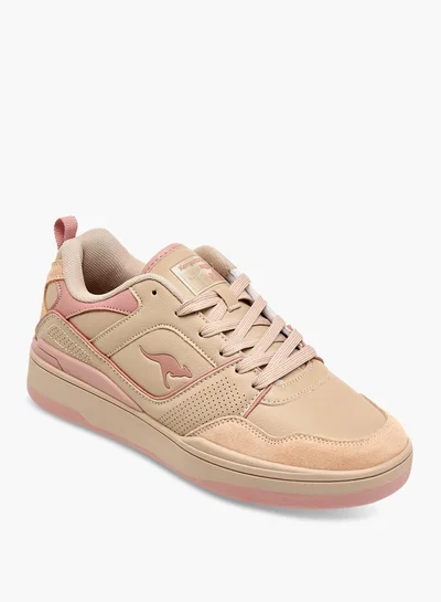 kangaROOS Women's Panelled Lace-Up Sports Shoes