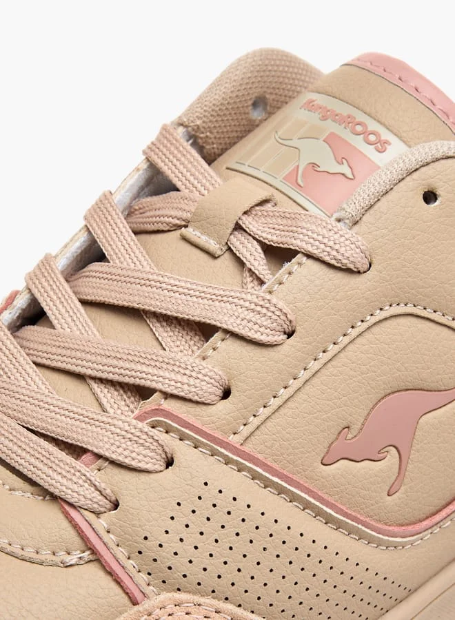 kangaROOS Women's Panelled Lace-Up Sports Shoes