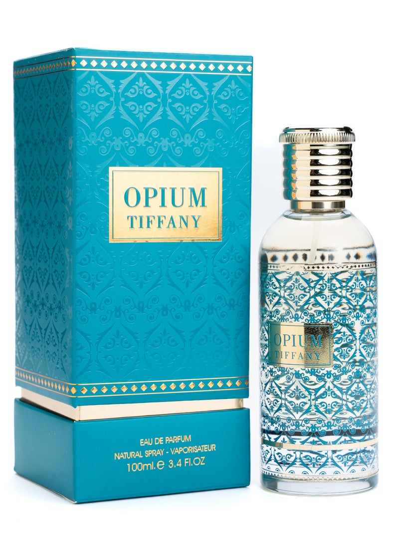 Opium Tiffany Floral Fruity Eau de Parfum for Women - 100ml | Fresh & Alluring Women’s Fragrance with Marine and Floral Notes - Image 1
