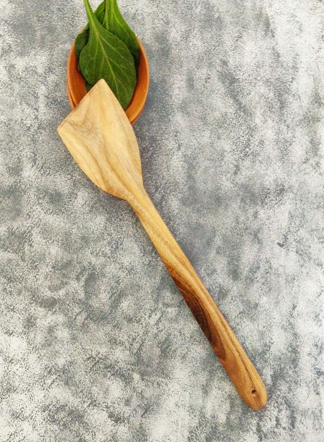 Stephy Hard Anodised Plain Fry pan (1 LTR.) 20 cm with 1 Piece of Wooden Spatula - Image 3