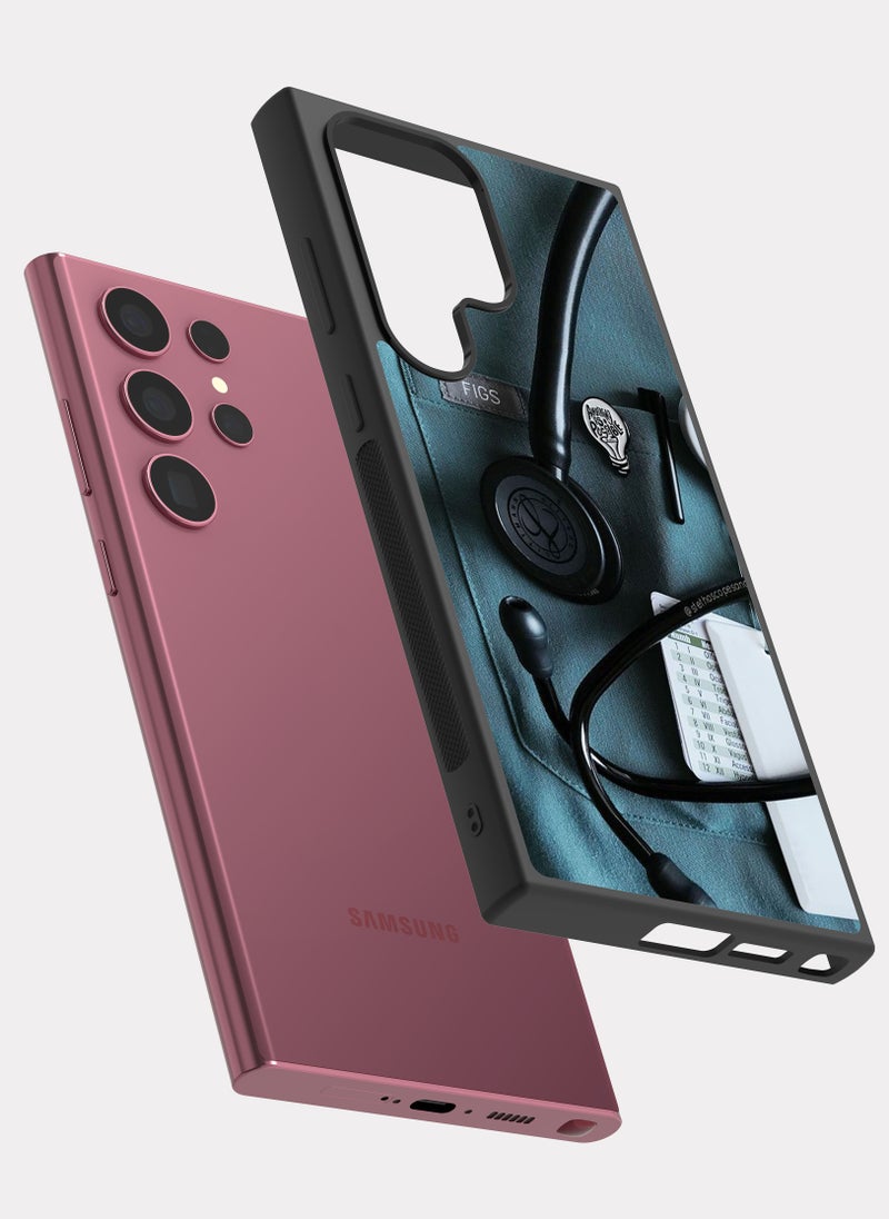 PXLAAT Samsung Galaxy S22 Ultra case cover Doctor Stethoscope - Image 2