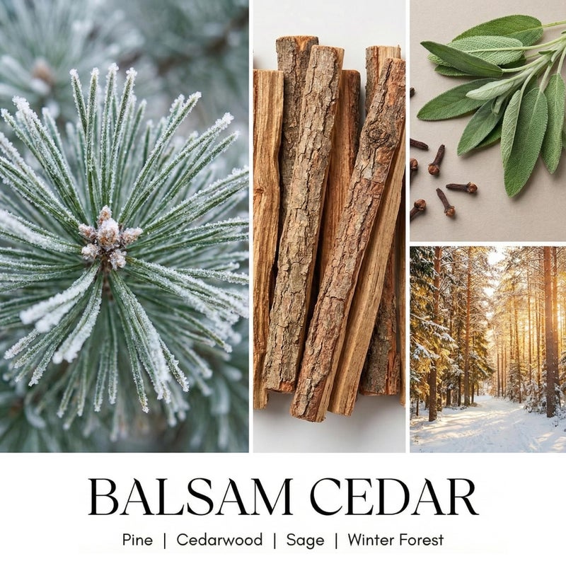 Home Lights HomeLights Scented Candles | Large Jar 34 Oz Natural Soy Candle | 130 hrs Long-Lasting with 3 Wicks | Industrial Chic for Home Decor | Gifts for Mom & Women, Balsam Cedarwood - Image 3