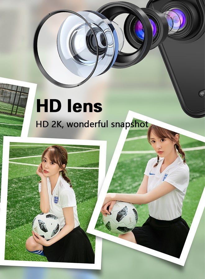 كاميرا صغيرة للجسم بدقة 2K، كاميرا حركة مقاومة للماء وقابلة للارتداء مع بطاقة 128 جيجابايت للسفر والجامعة وكاميرا جيب ومسجل فيديو محمول وكاميرا إبهام - Image 4