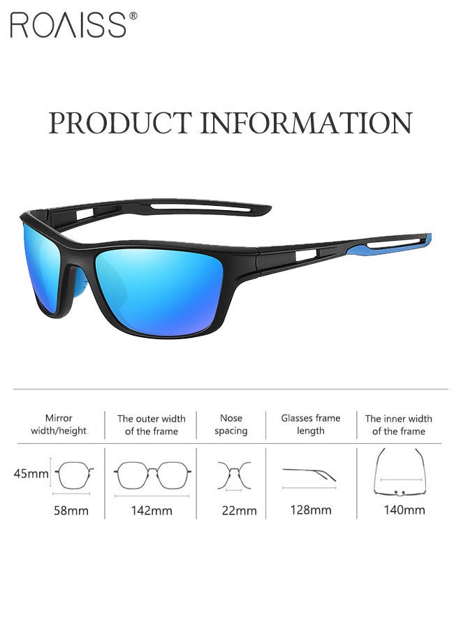 Polarized Sports Sunglasses for Men Women, UV400 Protection Cycling Glasses with TR90 Frame and Blue Lens, Goggles for Baseball Running Fishing Golf - pzsku/Z207A84383D38E5081680Z/45/_/1682400573/2a34be21-5303-49c5-8ebd-0a55441913a8