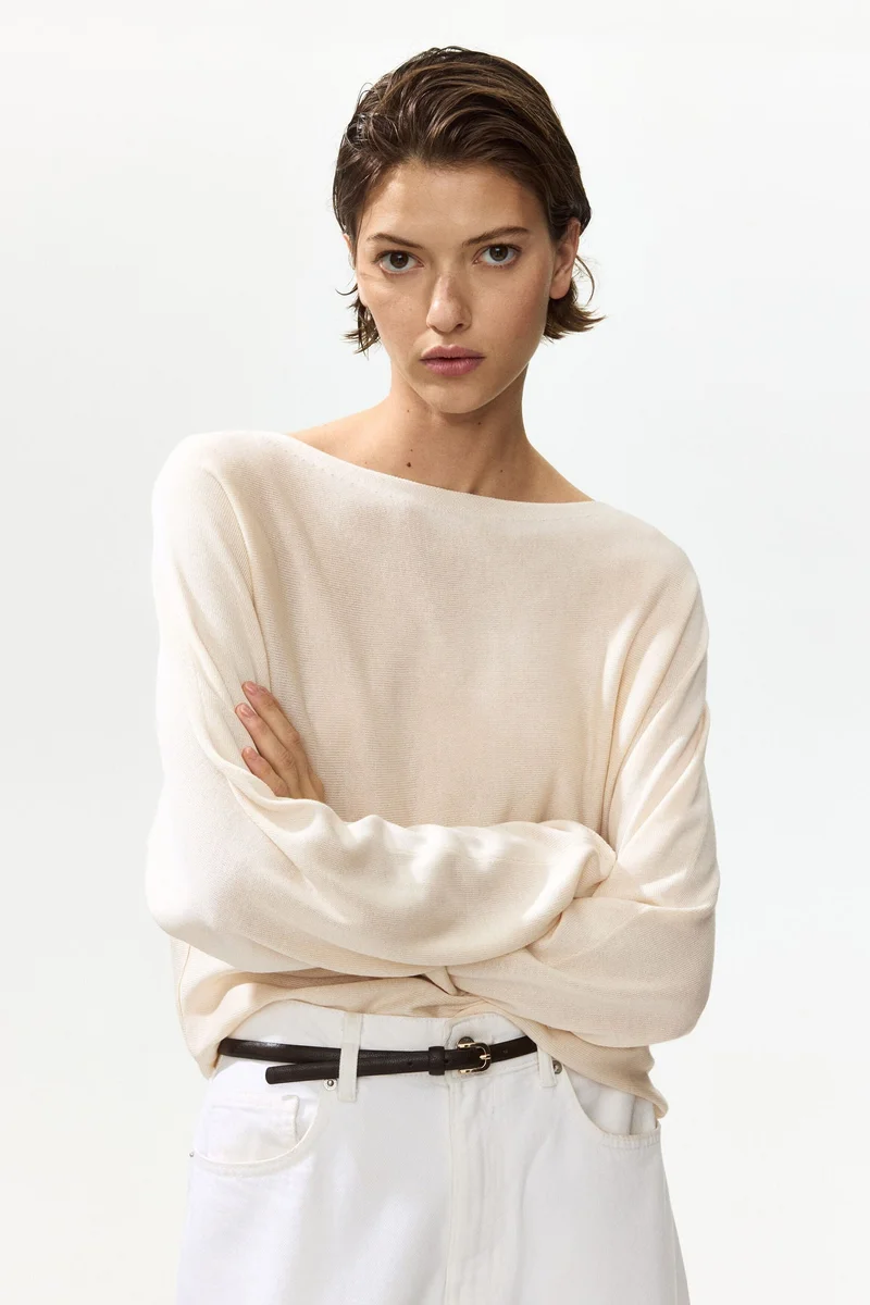H&M Boat-neck jumper