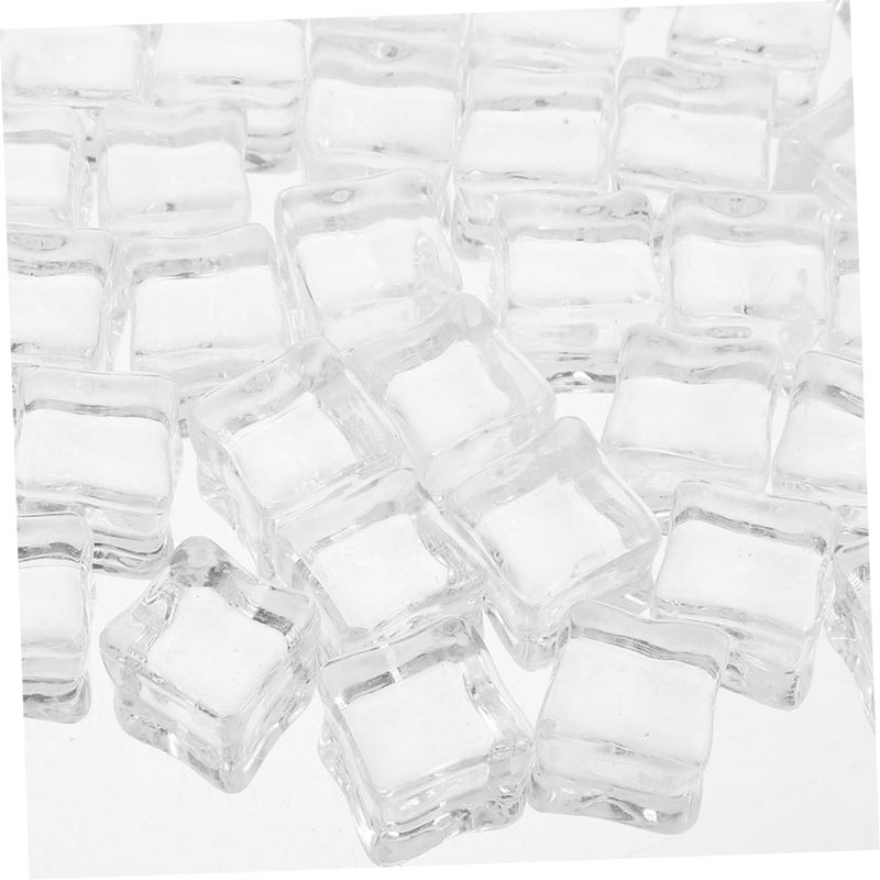 Clear Acrylic Decorative Ice Cubes 120Pcs 18mm For Photography Props Vase Fillers - Image 4