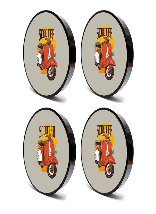 tinywalk Coaster Cute for Home Wooden Printed Coaster (4X4) inch Set of 4 Pieces - Image 2