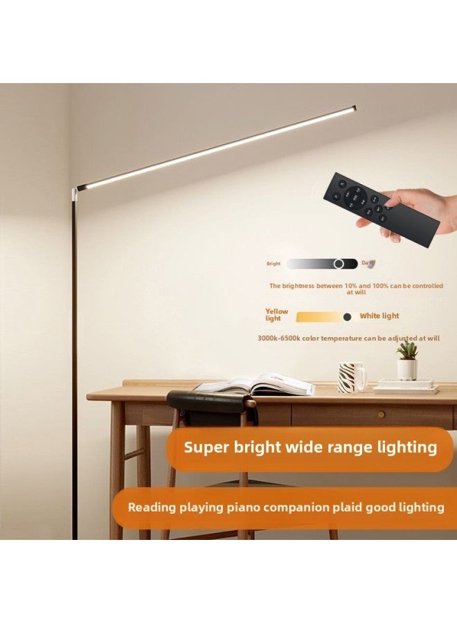 Full Spectrum Led Reading Eye Protection Floor Lamp For Eyesight Protection Learning Special Piano Lamp Desk Bedside Lamp-Light Source Power:Black-Light Color:White Light/led Without Flicker - Image 2