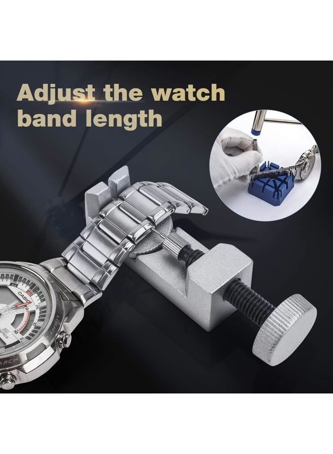 ONEBOM Watch Repair Kit Tool—Professional Watch Band Opener Link, Watch Battery Replacement Tool kit, Watch Back Case Remover with Carrying Case - Image 4