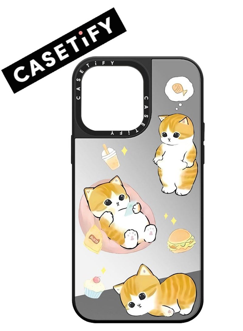 Casetify Apple iPhone 13/14 Case Lazy Cat Magnetic Adsorption Phone Cover - Mirror Face - Image 1