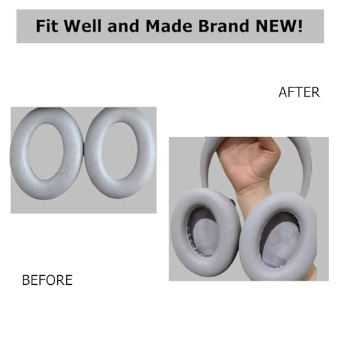 Cypher.V Replacement Ear Pads Cushions, Earpads Cover for Bose 700 Noise-Cancelling NC700 Over Ear Headphones (Grey) - Image 5