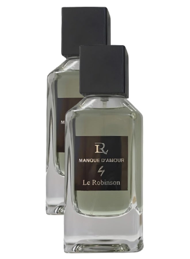 Le Robinson 2 Pieces Manque D'Amour Le Robinson Perfume For Men 100ml EDP - Image 1