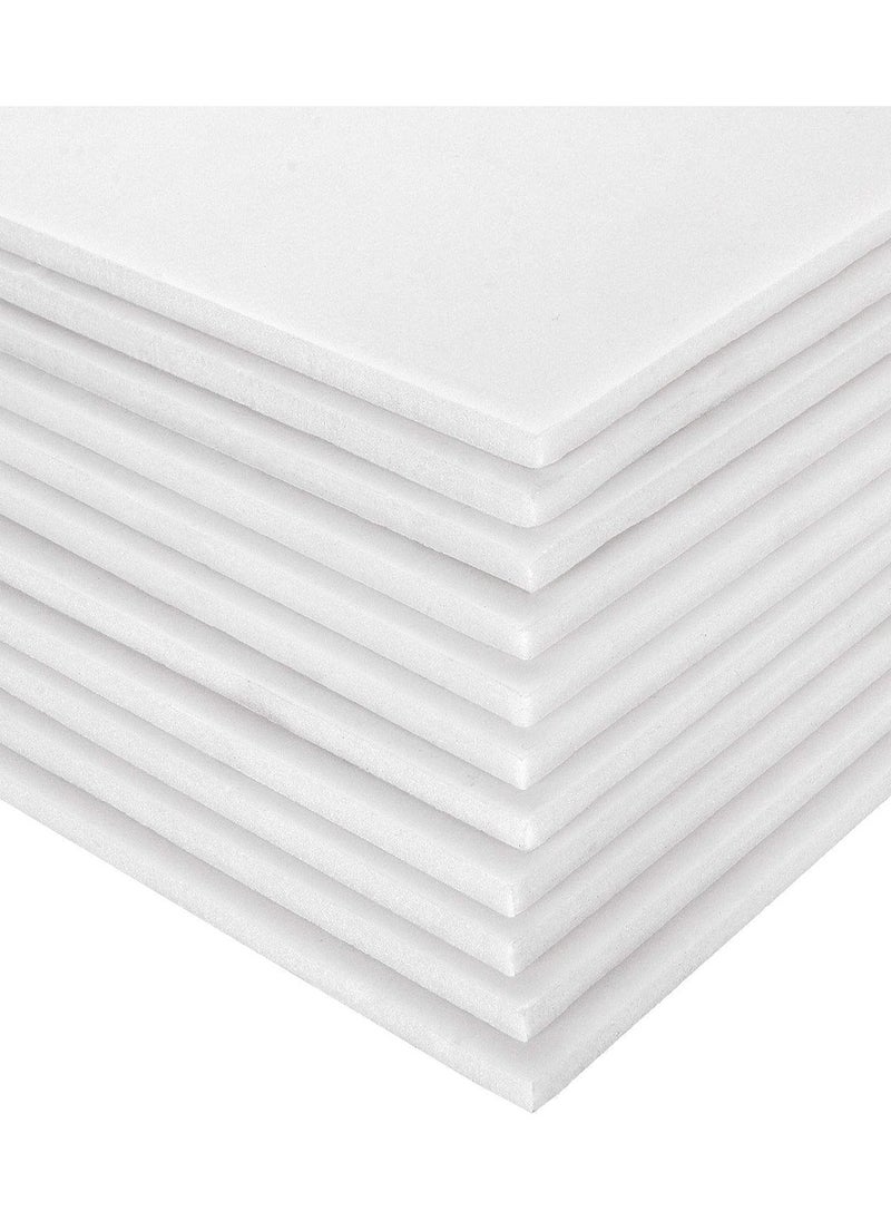 CRAFT MAGIC CRAFT MAGIC, 24 Pack A4 Foam Board (297x210mm), 5mm Thickness Polystyrene Sheet, White Foam Board, Foam Sheets for Crafts, Printing, Modelling, Display  - Image 1