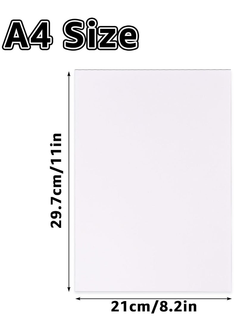 CRAFT MAGIC CRAFT MAGIC, 24 Pack A4 Foam Board (297x210mm), 5mm Thickness Polystyrene Sheet, White Foam Board, Foam Sheets for Crafts, Printing, Modelling, Display  - Image 2