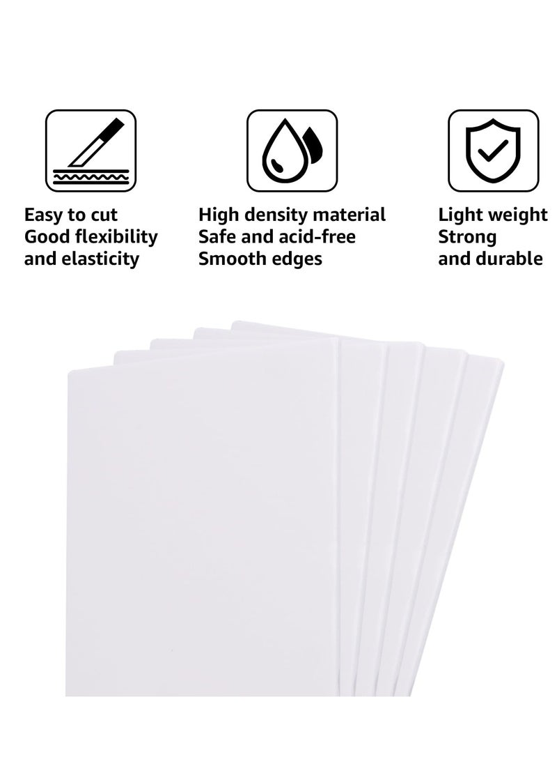 CRAFT MAGIC CRAFT MAGIC, 24 Pack A4 Foam Board (297x210mm), 5mm Thickness Polystyrene Sheet, White Foam Board, Foam Sheets for Crafts, Printing, Modelling, Display  - Image 3
