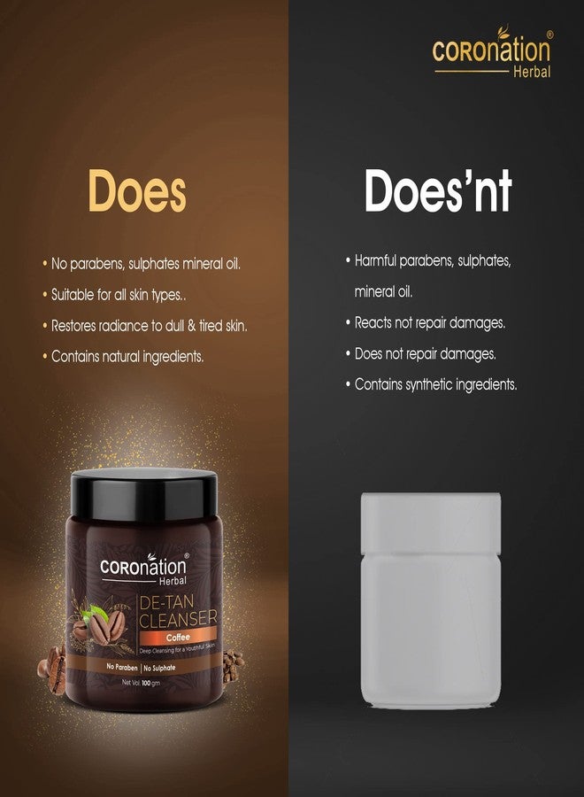 COROnation Herbal غسول كورونيشن العشبي بخلاصة قهوة أرابيكا النقية لإزالة التصبغات، مناسب للرجال والنساء | يزيل الرؤوس السوداء والبيضاء | تقشير عميق ونعومة البشرة | ينظف البشرة بلطف ويجددها | يزيل التصبغات وخلايا الجلد الميتة - Image 4