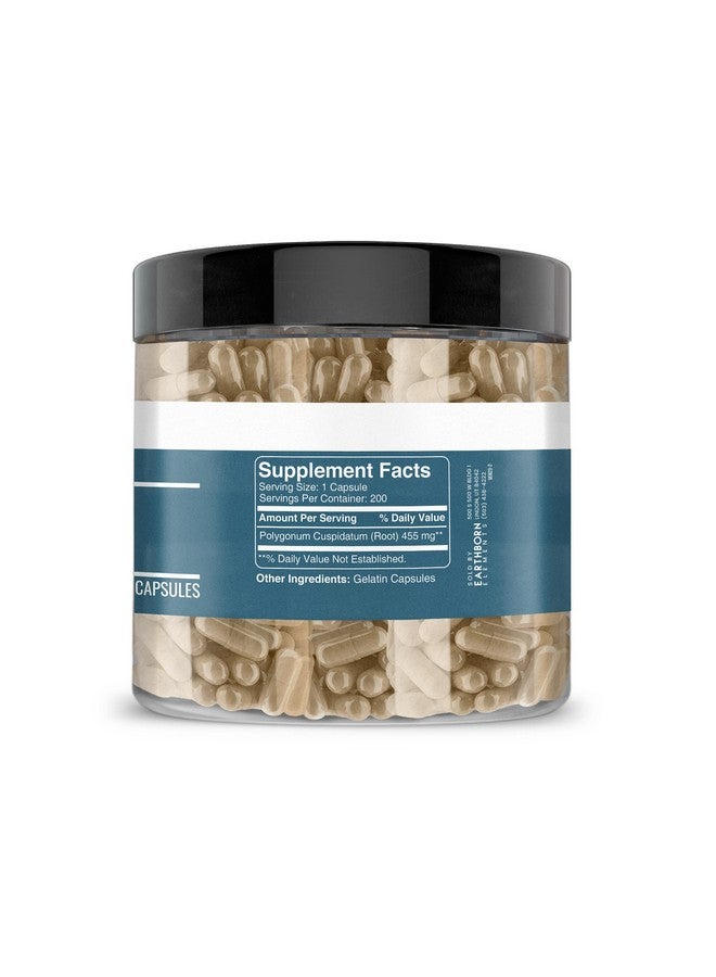 Earthborn Elements Japanese Knotweed Extract 200 Capsules, Pure & Undiluted, No Additives - Image 4