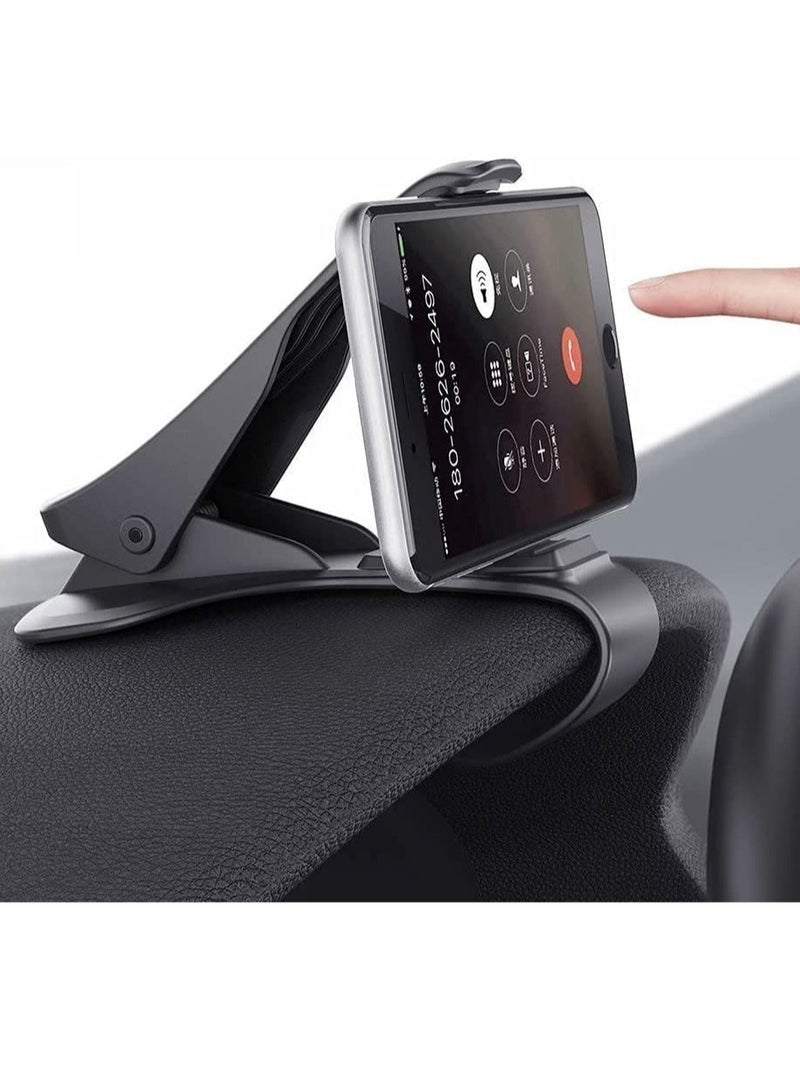 ELTRAZONE Car Phone Holder Dashboard Cellphone Mount Mobile Clip Stand HUD Non-Slip Cell Phone Holder Design for Smart phone(3.0-6.5inch) - Image 1