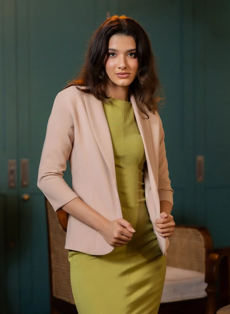 زجزاج بليزر بياقة كلاسيكية