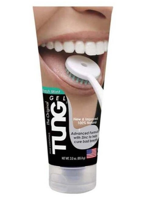 Tung Fresh Mint Gel- Original (Advanced formula with Zinc) |3 Oz, 85g