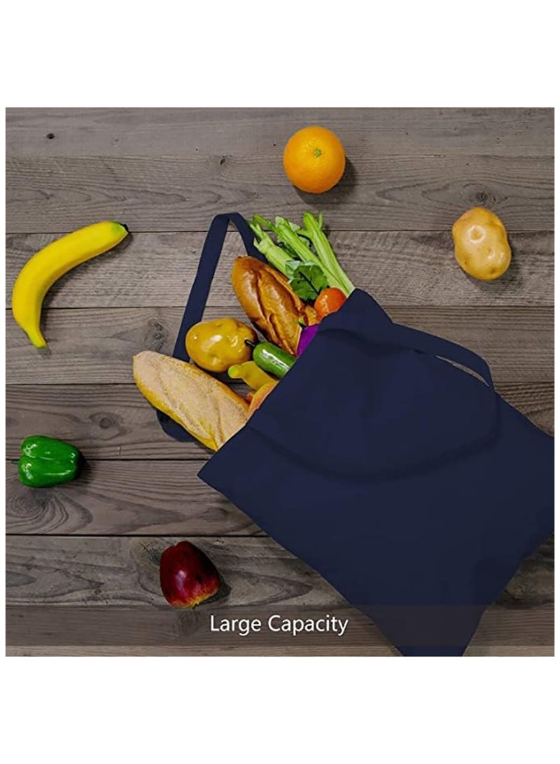 Eco-neutral Economical Cotton Tote Bag, 5oz Lightweight Fabric, Reusable Grocery Shopping Cloth Bags, DIY Your Creative Designs  - Image 3