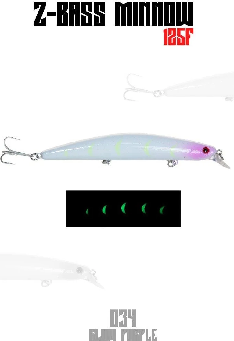 FUJIN Z-Bass Minnow 125F 12.5 cm 21 gr Model Fish
