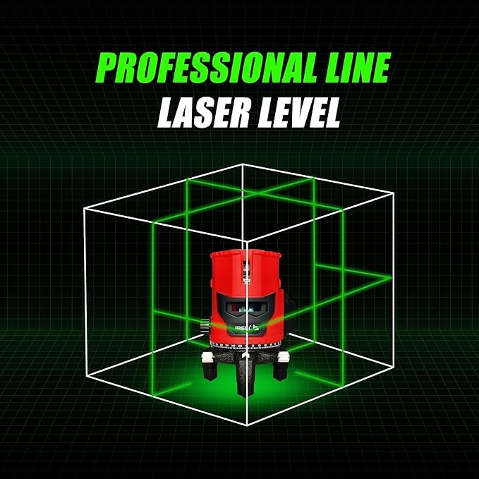 iBELL IBL LL541 Proffesional Laser Level 4 lines Vertical and 1 Horizontal Lines with 10m radius - Image 4