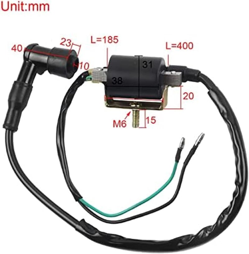 Vuzmode Ignition Coil and Spark Plug Set for 4-Stroke Engines - Image 2