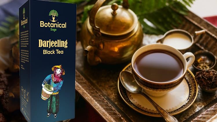 Botanical Sage- Darjeeling Black Tea 30 Pyramid Teabags | Selected | Luxury Tea - Image 3