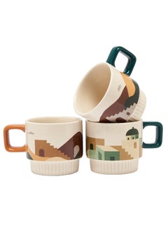 Prickly Pear Set of 3 Stacking Desert Mugs  - Image 5