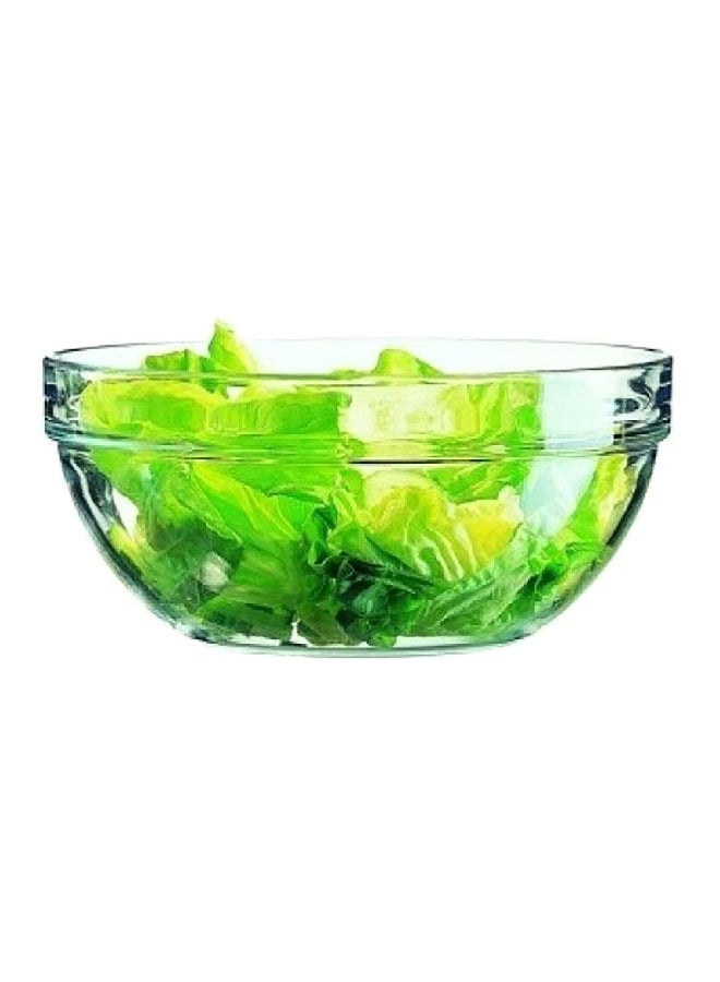 لومينارك وعاء سلطة زجاجي مقوى عالي الجودة سهل التخزين شفاف 8.89 × 20 × 20 سم  M0092(73112) - Image 2