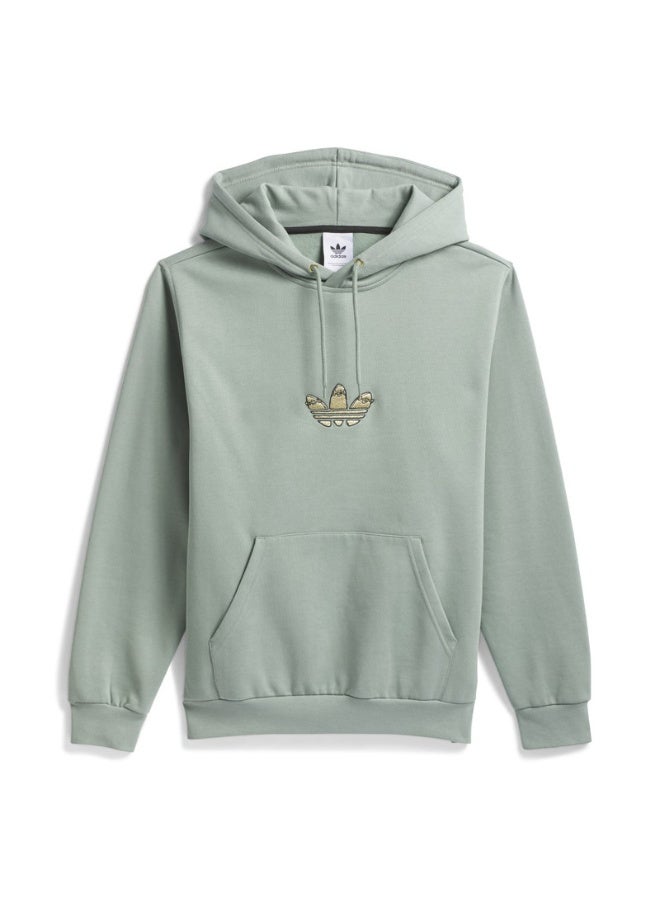 Adidas adidas HJ HOODIE Green Originals Unisex SWEATSHIRTS  - Image 4