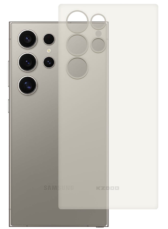 KZDOO Samsung Galaxy S24 Ultra Case Slim Thin Air Skin Full Coverage Protective Case Sturdy Durable Thin Case Drop Protection Case Cover White - Image 1