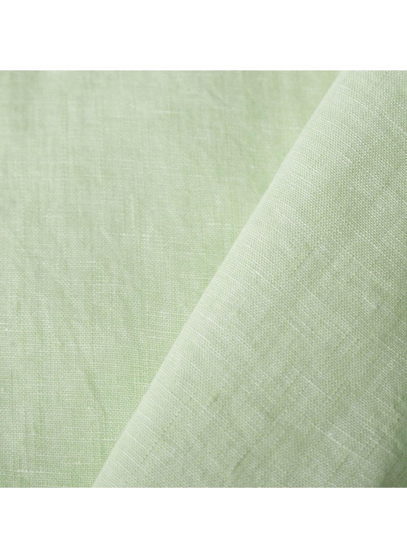 JewelOnPalette 100% Pure Linen Fabric, 58" Wide Linen Material for Cut by The Yard for Dress, Blouse, Shirt, Craft and Embroidery - Light Pistachio  - Image 3