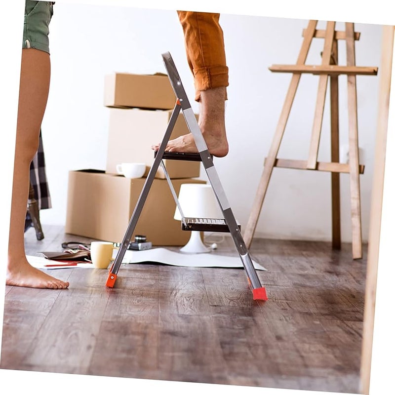 2 Pcs Heavy Duty Rubber Ladder Foot Covers Nonslip Pads for Stable Legs Floor Protection - Image 4