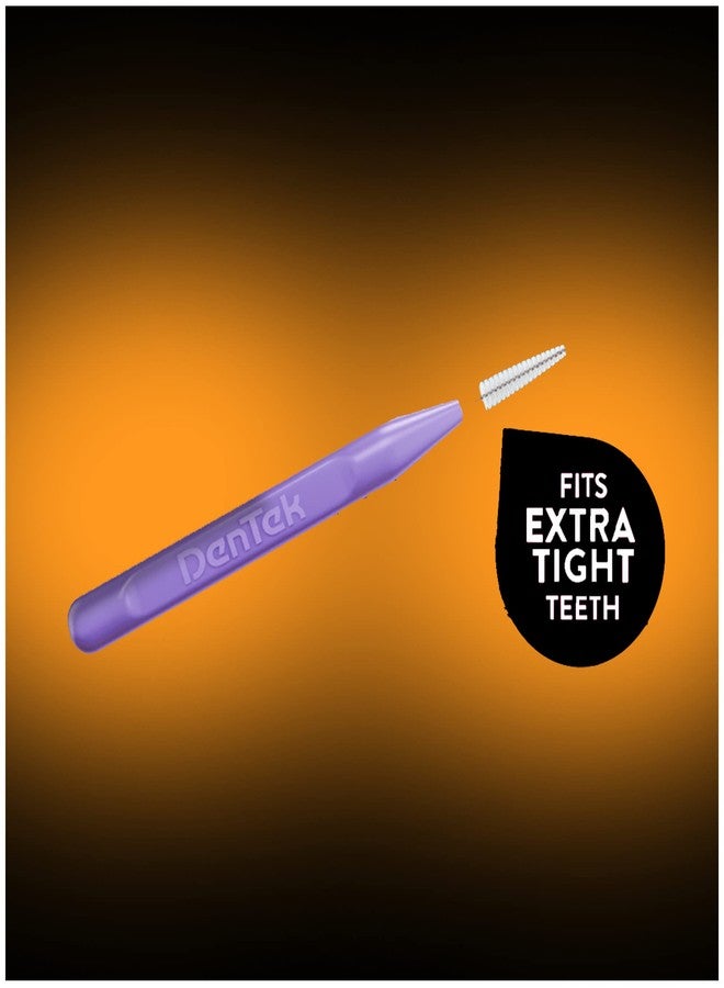 DenTek Slim Brush Interdental Cleaners | Brushes Between Teeth | Extra Tight Teeth | Mint Flavor | 32 Count | Pack of 3 - Image 4