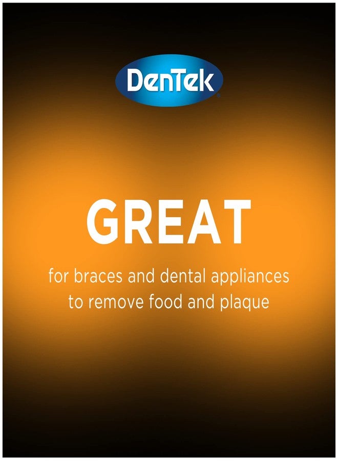 DenTek Slim Brush Interdental Cleaners | Brushes Between Teeth | Extra Tight Teeth | Mint Flavor | 32 Count | Pack of 3 - Image 2