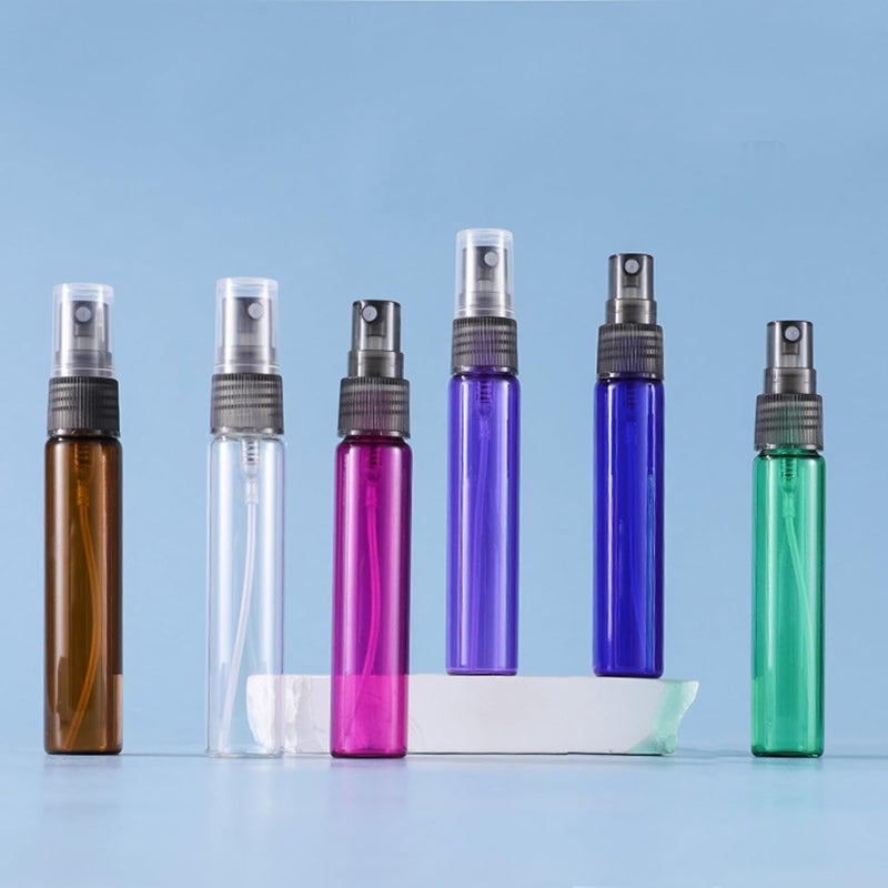 ZbFwmx 20 Pack Set 10ML Protable Refill Bulk Atomizer Spray Travel Perfume Bottle Hydrating Empty Bottle (Blue) - Image 4