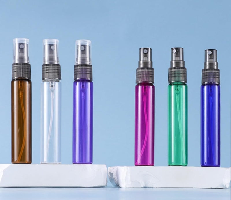 ZbFwmx 20 Pack Set 10ML Protable Refill Bulk Atomizer Spray Travel Perfume Bottle Hydrating Empty Bottle (Blue) - Image 3