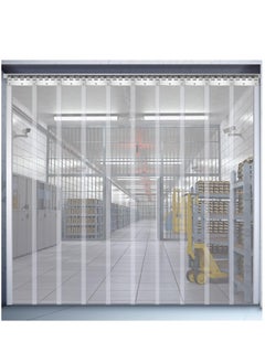 PVC Plastic Strips Door Curtains Transparent (3.28 x 8.85 ft), Readymade 2mm Thick Refrigeration Grade Curtains For Supermarkets Warehouse Factories Walk In AC Freezer Fridge Trucks - pzsku/Z207C0BF9DDA83E575EA6Z/45/_/1706612303/73dba109-07fa-442d-81f4-9772259ff8cc