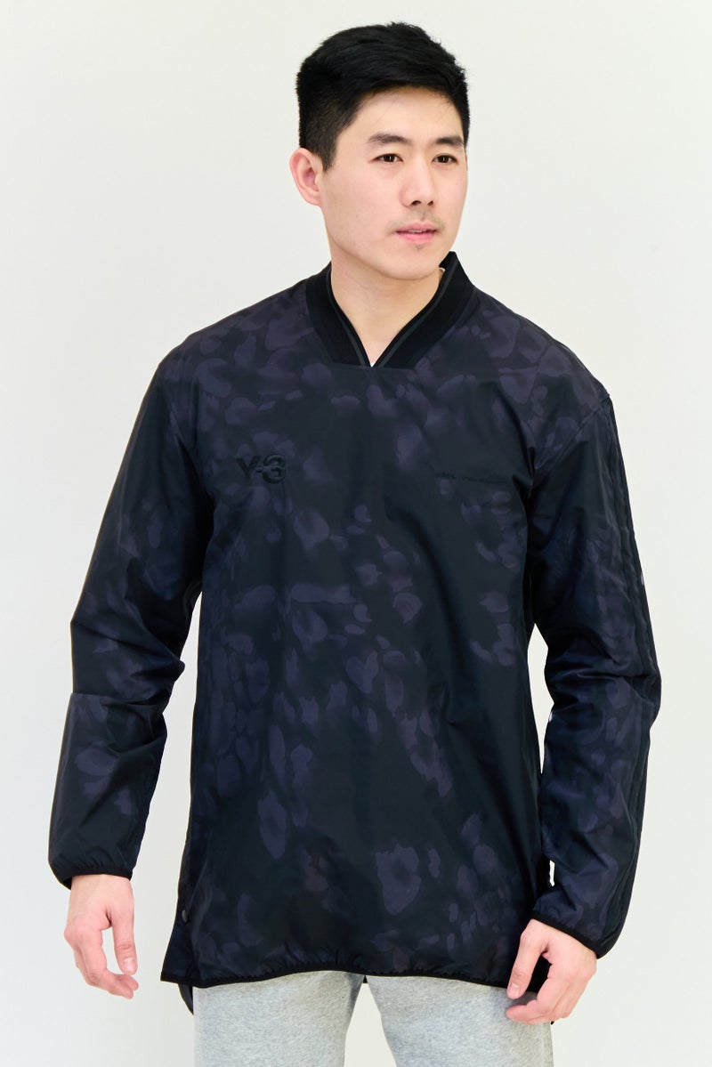 Adidas Adidas Y-3 x Yohji Yamamoto Men Sportswear Fit Long Sleeve Outdoor T-Shirt, Black - Image 1