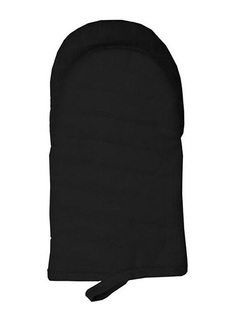 Mukitchen Silicone Grip Oven Mitt Black 10.5 x 6inch