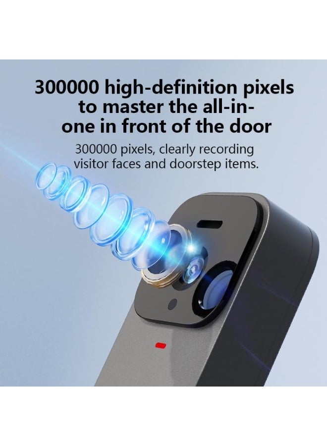 ELTRAZONE X7 Smart Video Doorbell with 4.3 Inch HD Screen, WiFi Cat Eye Security Camera, Battery Powered - Image 3