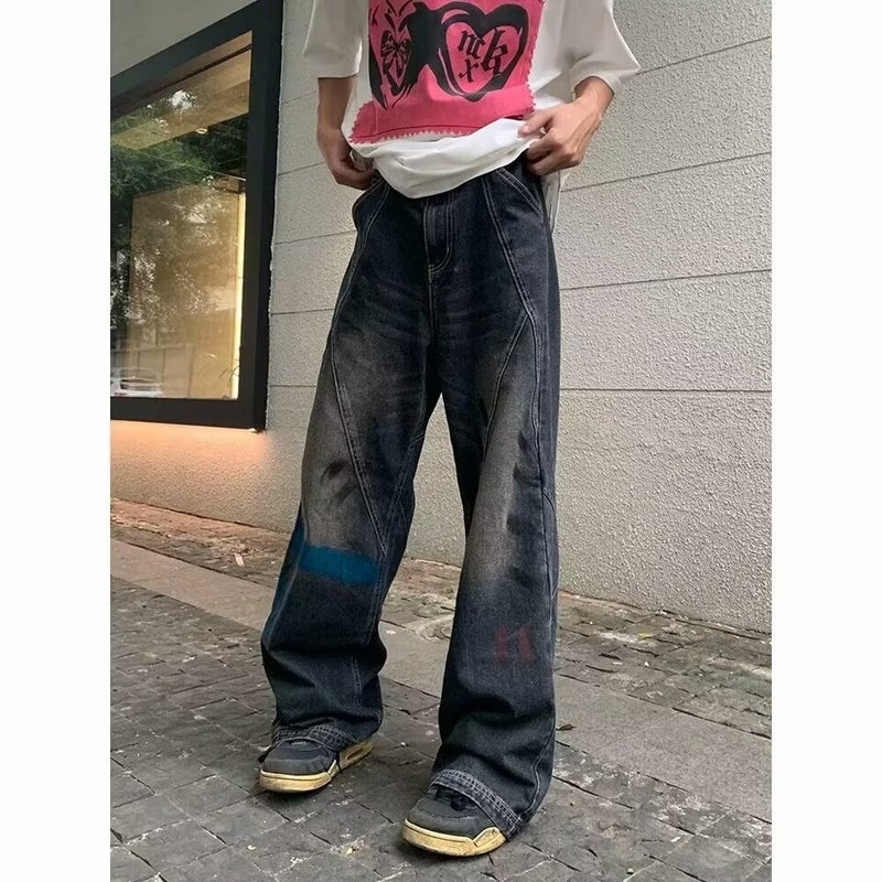 Unisex Casual Daily Denim Jeans - Image 4