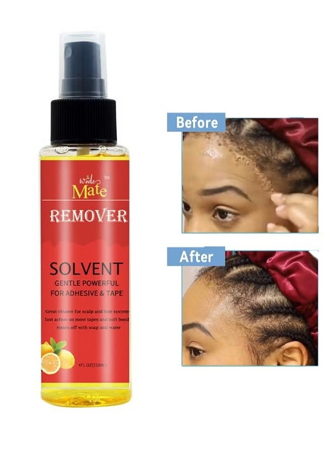 WodeMate Tape in Extension Remover Fast Acting，Remover Spray Hair Glue Bonding Residue Remover Solvent, Removes Adhesive Hair Glue, Lace Wig, Toupees，Double Sided Extension Tape 118ml - Image 1