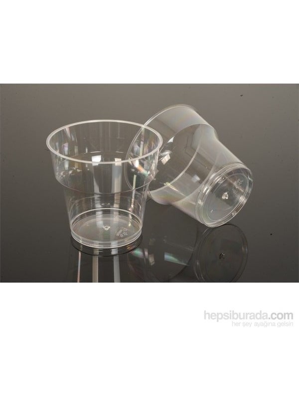 An CRYSTAL CUP 200 ML TRANSPARENT 25 PIECES 1001 PACKAGING  - Image 2