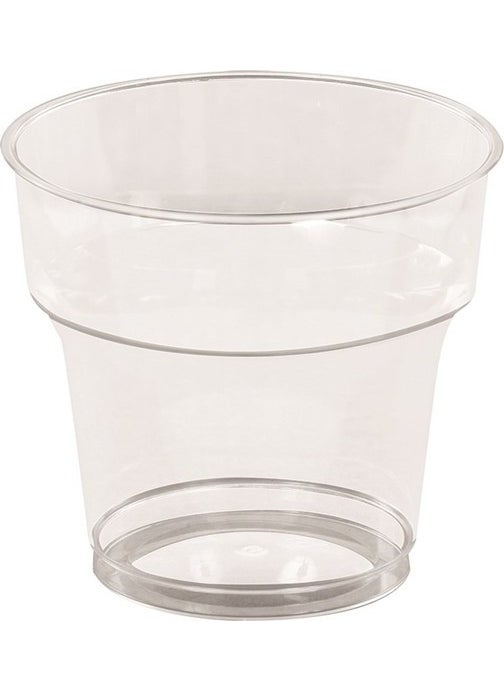 An CRYSTAL CUP 200 ML TRANSPARENT 25 PIECES 1001 PACKAGING  - Image 1