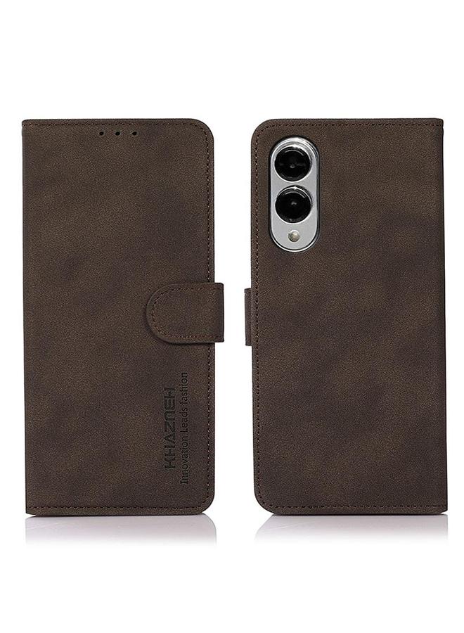 S-TOP Case For Samsung Galaxy S25 Edge 5G KHAZNEH Matte Texture Leather Phone Case - Image 1