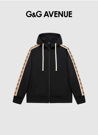 Spring and autumn Unisex zippered hoodie with oversized casual round neck black thread jacket with pockets for fashion breathability sports sun protection fishing shirt ultra - pzsku/Z207C66F6E47FB445066EZ/45/_/1725880517/f2f6fdd3-721f-4db7-9ea8-d7169b784330